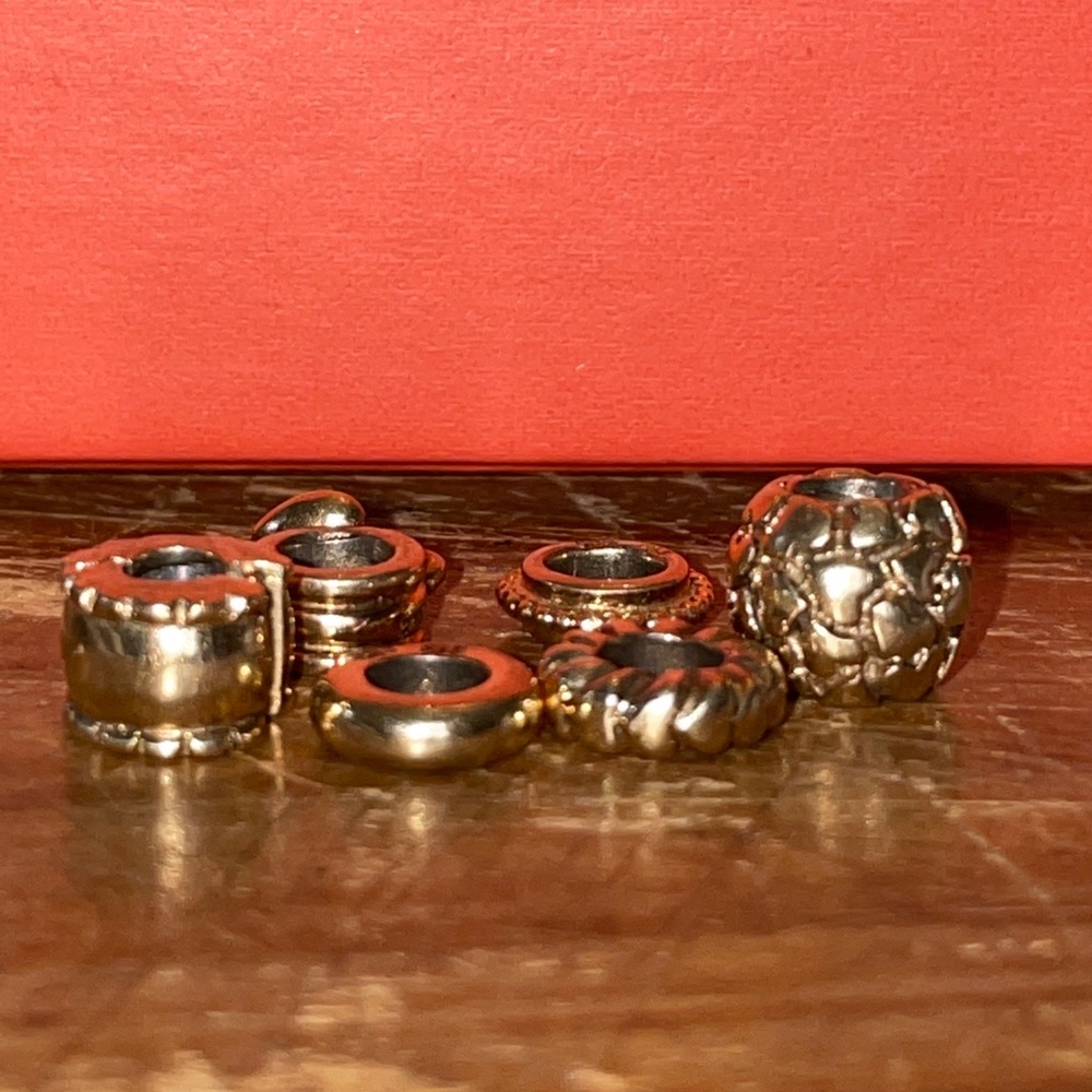 Gold Pandora Retired Charms